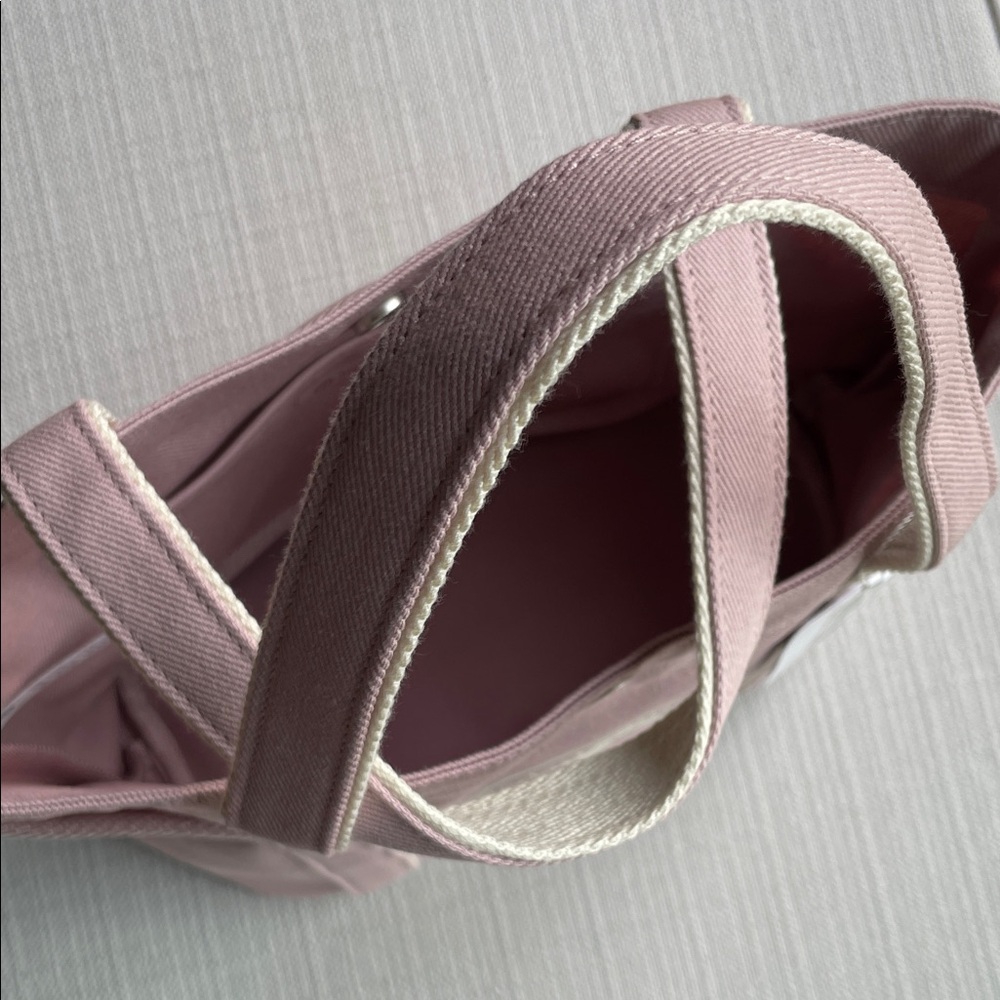 Lululemon Daily Multi-Pocket Mini Canvas Tote Bag 6.5L - mink berry light ivory - Picture 11 of 15